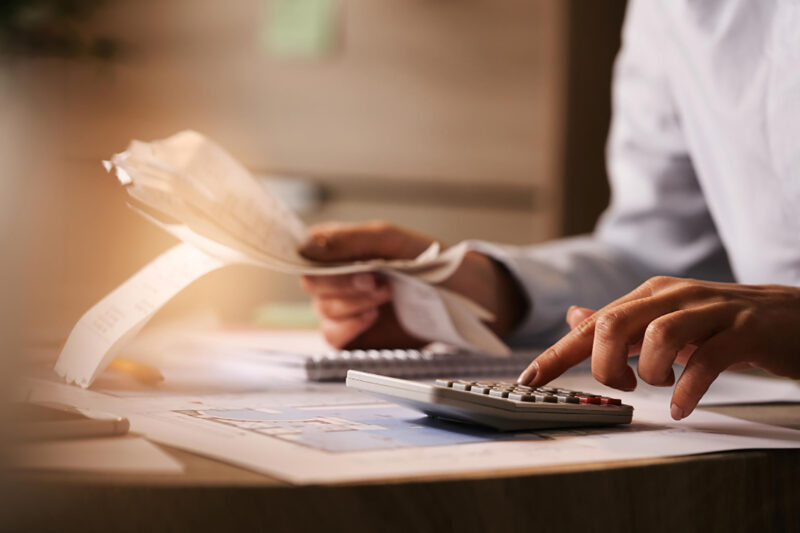Tax documents and accounting work for a Miami client